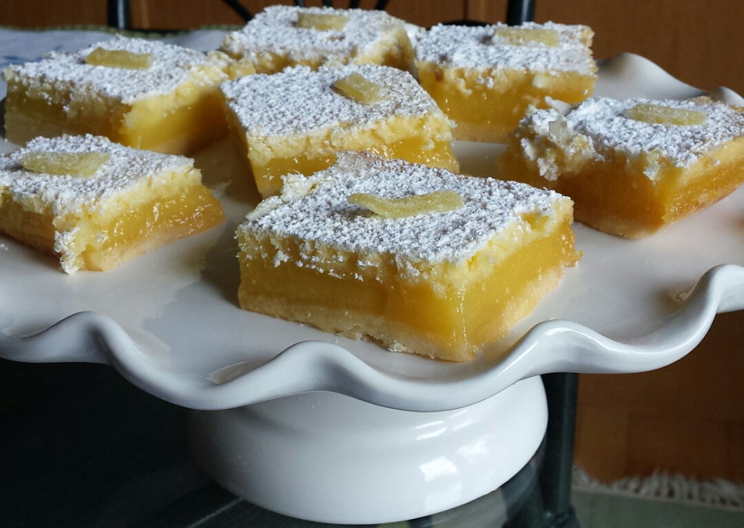 Tart Sweet Lemon Shortbread Squares